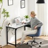 RISOKEYS Computer Desk with Headphone Hook & Storage Bag, Sturdy 176Lbs Capacity,Space-Saving for Home Office Bedroom,Study - 2 of 4