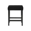 New Classic Furniture,Celeste 4-Piece Faux Marble & Wood Bar Set In Black - 3 of 4