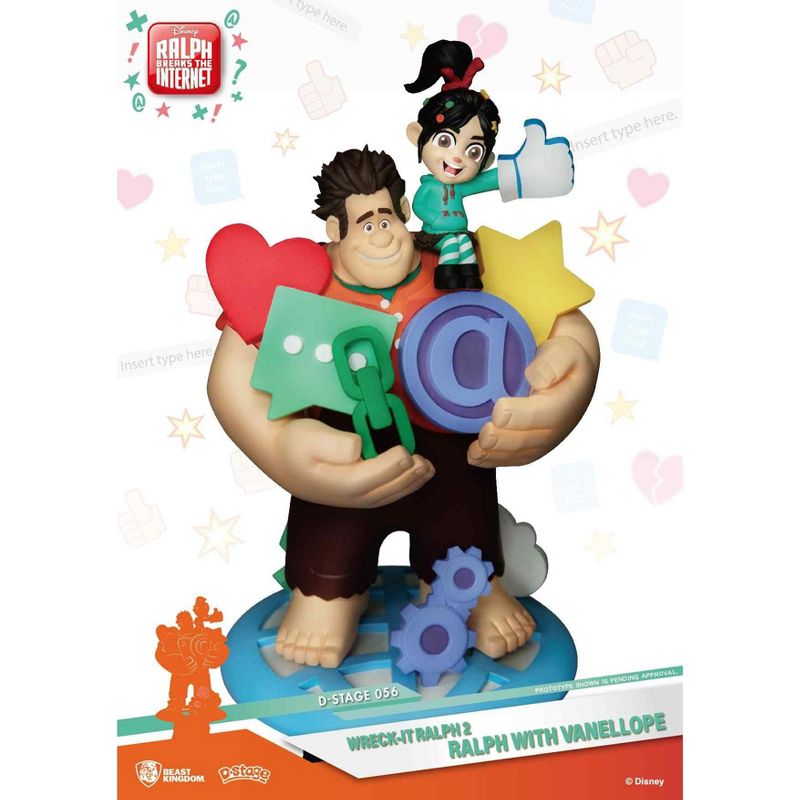 Disney Wreck-It Ralph 2-Ralph with Vanellope (D-Stage), 5 of 7