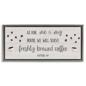 Stupell Industries Fresh Coffee 24:7 Caffeine Proverbs, 31" x 14" - 1 of 4
