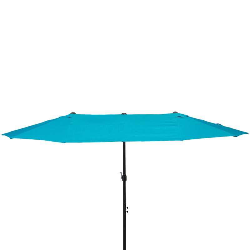 Outsunny 15ft Patio Umbrella Double-Sided Outdoor Market Extra Large Umbrella with Crank Handle for Deck, Lawn, Backyard and Pool, 4 of 7