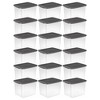 Sterilite 50-Quart Storage Clear Stackable Latching ShelfTote (12 Pack) 19373v06