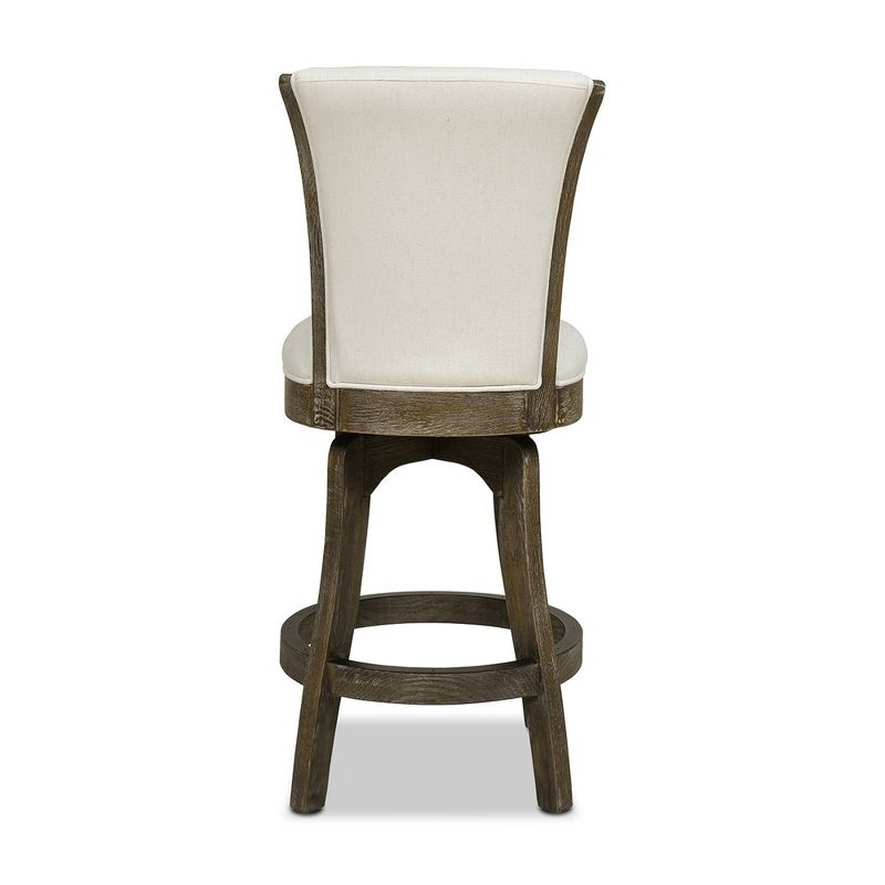 Jennifer Taylor Home Henry 27 inch Armless Swivel Counter Height Bar Stool, 4 of 9