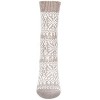 Memoi Women's Traditional Cozy Snowflake Crew Socks - 2 of 4