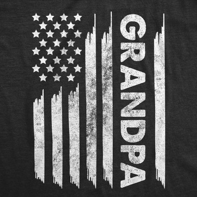 Мужские футболки Crazy Dog T-Shirts, Inc. Mens Funny T Shirts American Flag Grandpa Sarcastic Fourth Of July Tee for Men - Crazy Dog Men's T Shirt For Fourth Of July Black XL — фото 2