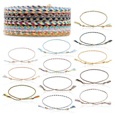 Unique Bargains Bracelet String White 1mm/0.04 1 Pcs : Target