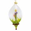 Morawski 8.0 Inch Spring Flowers In Dome Hand Painted Mount Blown Tree Ornaments - 3 of 4