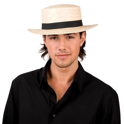 Ruby Slipper Sales Co., LLC (Rubies) Straw Boater Adult Costume Hat
