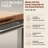 John Boos Boos Block Professional Collection Large Reversible Wood BBQ Cutting Board with Juice Groove, 1.5-Inch Thickness, 18" x 12" x 1 1/2", Maple - 3 of 4