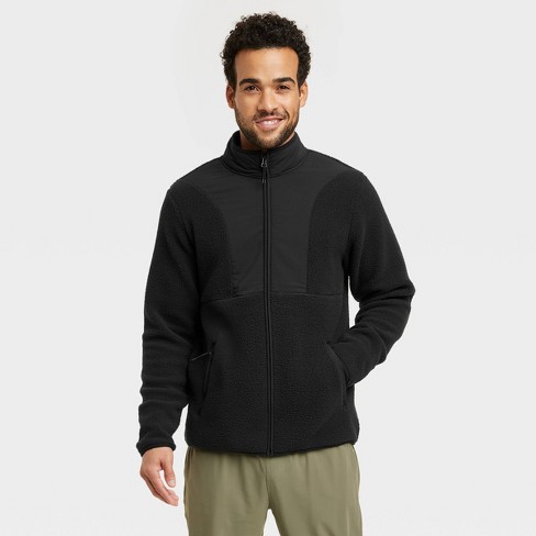 Target mens 2025 fleece jacket