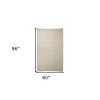 HomeRoots 5' X 8' Cream Berber Hand Woven Area Rug - 3 of 4