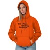 Too Lazy Ironic Halloween Costume Hoodie Sweatshirt Women Men Brisco Brands - 4 of 4