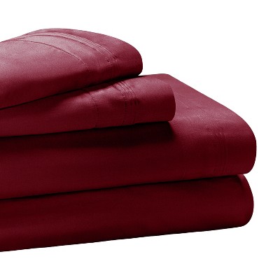 Luxury Cotton 650 Thread Count Solid Deep Pocket Sheet Set by Blue Nile Mills