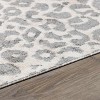 Hauteloom Beige Liversedge Leopard Print Area Rug - 3 of 4