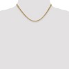 Black Bow Jewelry 3.35mm, 14k Yellow Gold, Hollow Curb Link Chain Necklace - 2 of 4