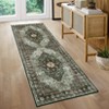 COZONY Machine Washable Vintage Floral Runner Rug for Hallway Kitchen Bathroom - 4 of 4