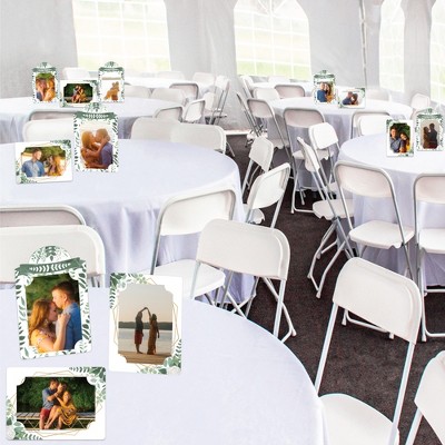 Boho Botanical Greenery Party 4x6 Paper Photo Frame Kit - Set of 12