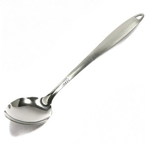 Chef Craft 13" Stainless Steel Basting / Serving Spoon with Attractive Brushed Finish Handle - 1 of 4