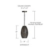 Capital Lighting Sana 1 - Light Pendant in  Grey Iron - 2 of 4
