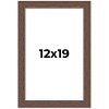 PosterPalooza | 12x19 Wide Barnwood Picture Frame, UV Acrylic, 6 Finishes - Grey, Brown, White, and Black - 2 of 4