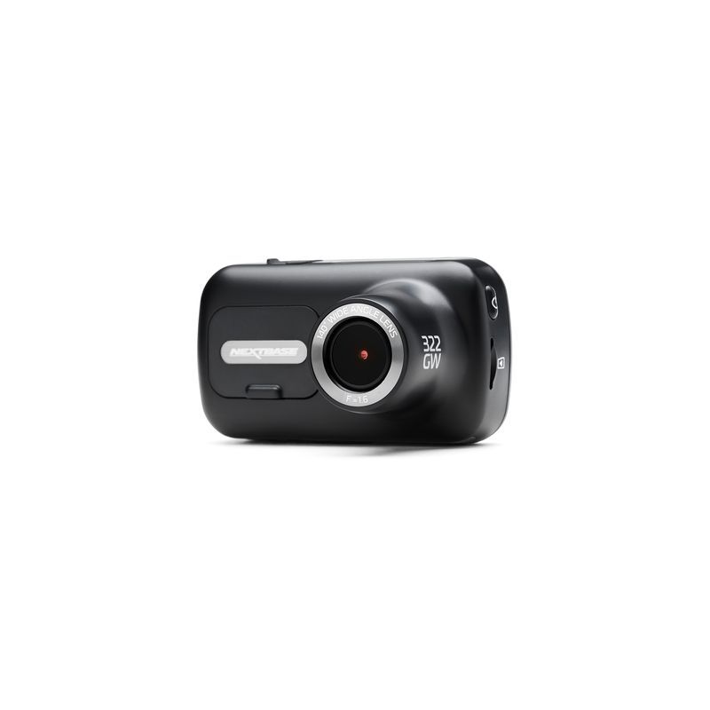 Nextbase 322GW Dash Cam 2.5" HD 1080p Touch Screen Car Dashboard Camera, Quicklink WiFi, GPS, Emergency SOS, Wireless, Black, 4 of 12
