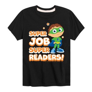 Boys' - Super Why - Super Job Super Readers Short Sleeve Graphic T-Shirt - 1 of 4