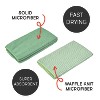 Trio Home All Purpose Microfiber Waffle Towels, Reusable, Washable, Lint Free, Kitchen, Bathroom, Car, RV, Window, Cleaning, Dusting - 16"x19" - 3 of 4