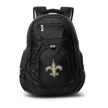 NFL New Orleans Saints Premium 19" Laptop Backpack - Black