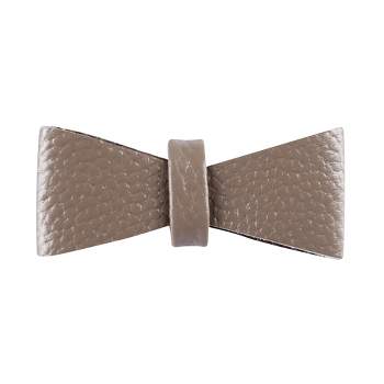 PoisePup – Luxury Pet Dog Bow Tie – Soft Premium Leather Bowtie for Small and Large Dogs - Desert Mint