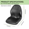 Universal Tractor Seat with High Back, Heavy Duty Lawn Mower Replacement Seat - 4 of 4