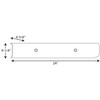 Progress Lighting, White Glass Collection, 4-Light Bath Bracket, Painted White, White Glass, Material: Steel, Finish Color: White - 2 of 2