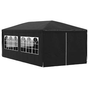 vidaXL Party Tent Anthracite Polyethylene 19.7x9.8x8.4ft - 1 of 4