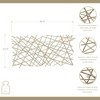 Cheung's Polaris Rectangle Linear Metal Abstract Wall Art - Gold 6089GD - 2 of 4