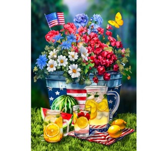 Briarwood Lane Summer House Flag 40x28 For Outdoor American Lemonade For Summer House Flag - 1 of 4