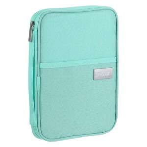 Unique Bargains Travel Passport ID Card Holder Multi-Pockets Wallet 10" x 7" - 1 of 4