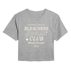 Women's - Instant Message - Bleachers Social Club Cropped Graphic T-Shirt - 1 of 4