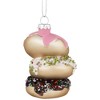 Northlight 3.75" Triple Stacked Doughnuts Glass Christmas Ornament - image 4 of 4