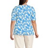 Lands' End Women's Lightweight Jersey Tie Front Top - 2 of 3