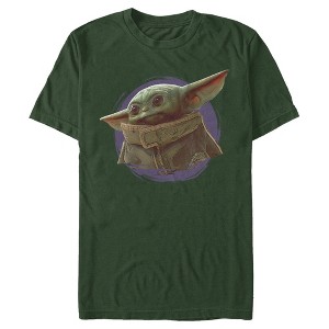 Men's Star Wars The Mandalorian The Child Circle Halo T-Shirt - 1 of 4