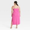 Women's Rib-Knit Midi Cami Dress - A New Day™ - 2 of 3