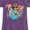 Girls' - Paw Patrol - Earth Day Globe Fitted Short Sleeve Graphic T-Shirt - 2 of 4