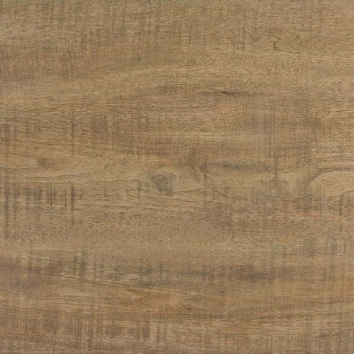 Mango Brown Square Wood Coffee Table with Block Base