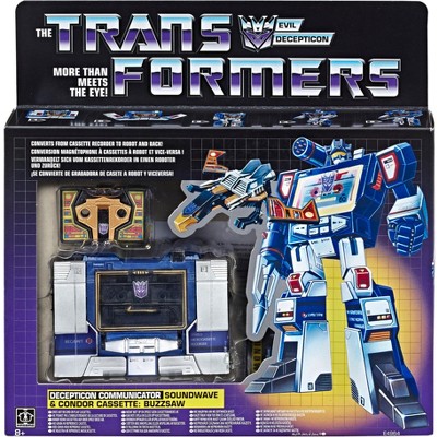 Transformers G1 Soundwave and Buzzsaw | Transformers Vintage G1 Reissues Action figures