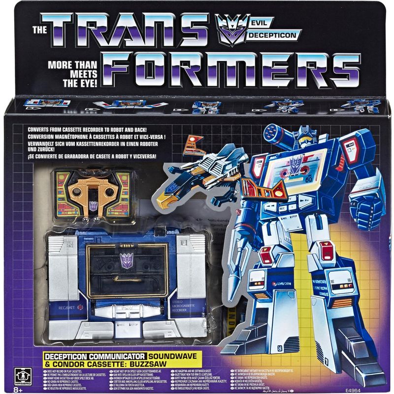 Transformers G1 Soundwave and Buzzsaw | Transformers Vintage G1 Reissues Action figures, 1 of 5