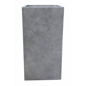 24" Square Concrete/Fiberglass Modern Indoor/Outdoor Planter Natural - Rosemead Home & Garden, Inc. - 1 of 4