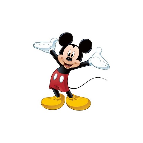 Mickey And Friends Mickey Mouse Peel And Stick Giant Kids' Wall Decal :  Target