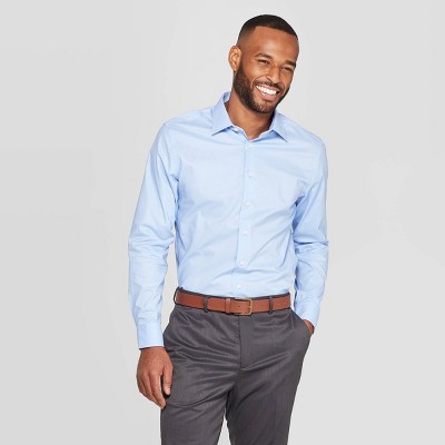 sky blue shirt outfit mens