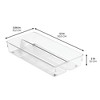 iDesign Divided Drawer Organizer Bin - Set of 3 - Clear - 4 of 4