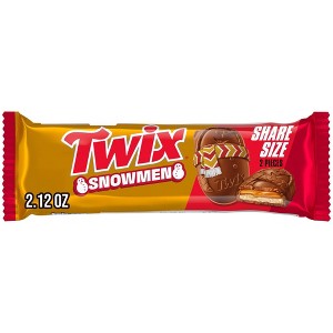 Twix Snowmen Christmas Chocolate Share Size - 2.12oz - 1 of 4