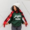 Simply Sage Market Women's Graphic Sweatshirt Jingle Bells Bold Cursive - 2 of 4